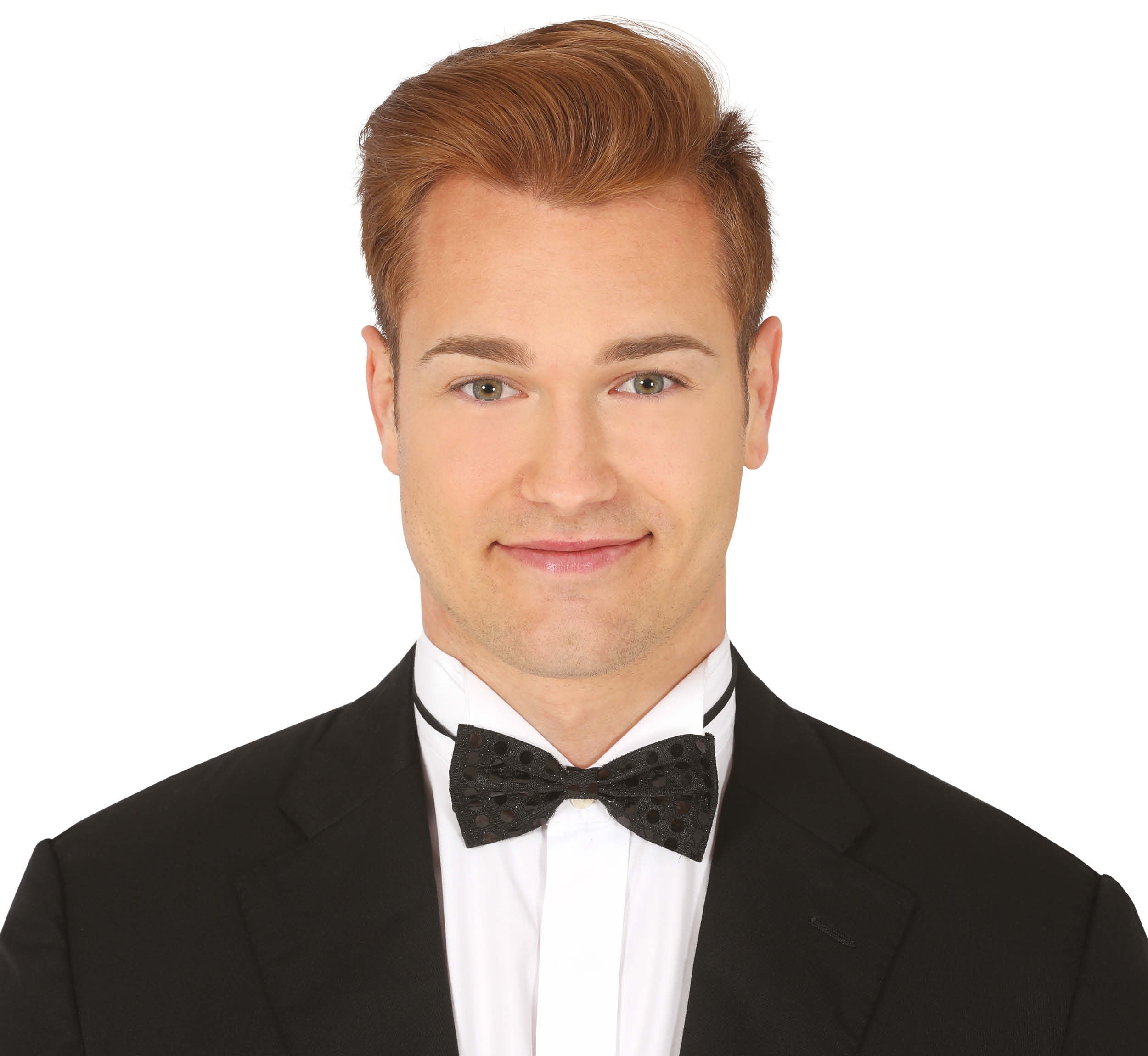 SEQUINED BOW TIE, 12 CM