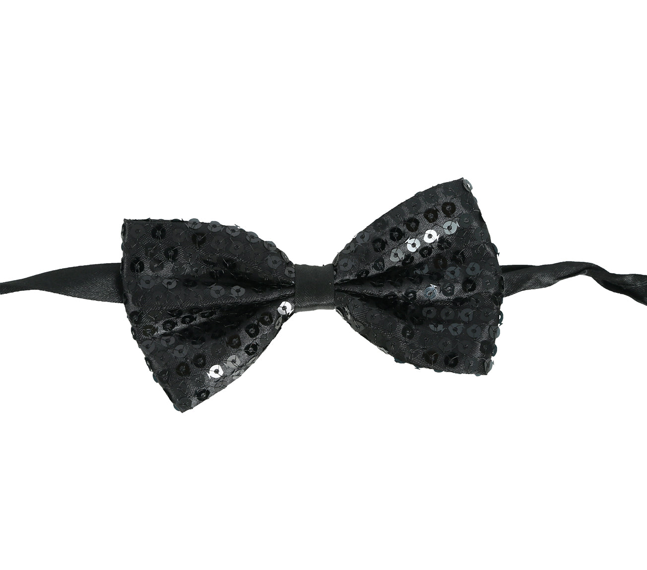 SEQUINED BOW TIE, 12 CM