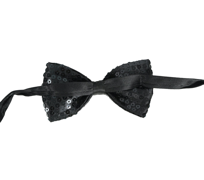 SEQUINED BOW TIE, 12 CM