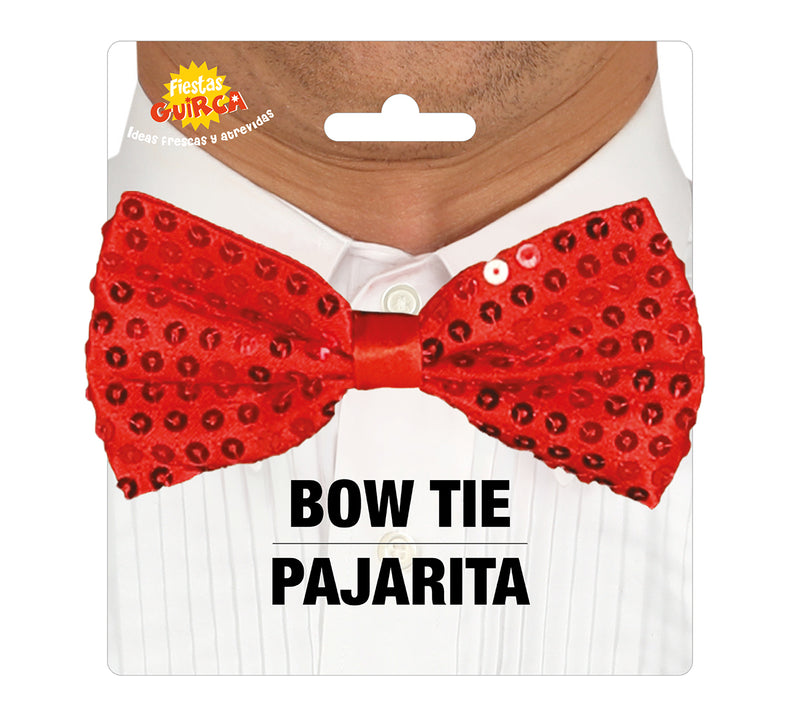 SEQUINED BOW TIE, 12 CM