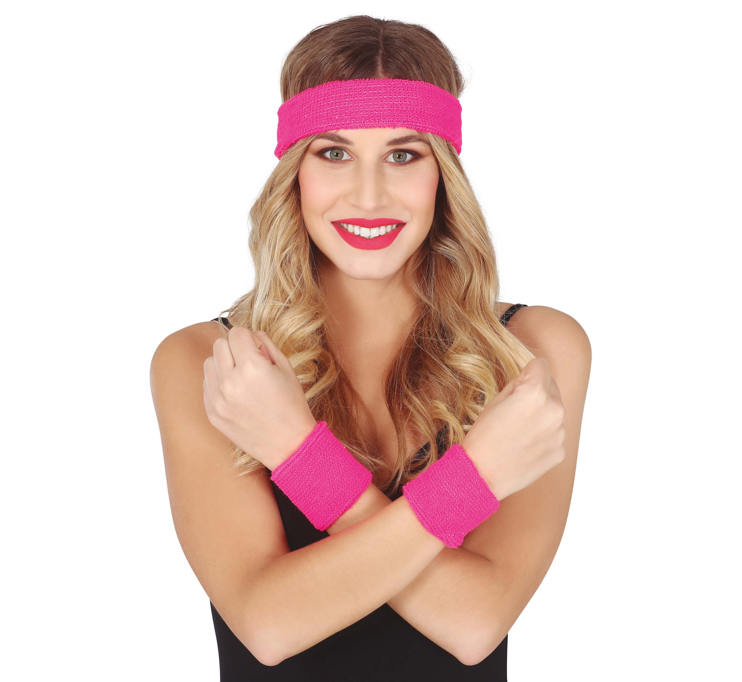 SET 2 WRISTBANDS AND HEADBAND