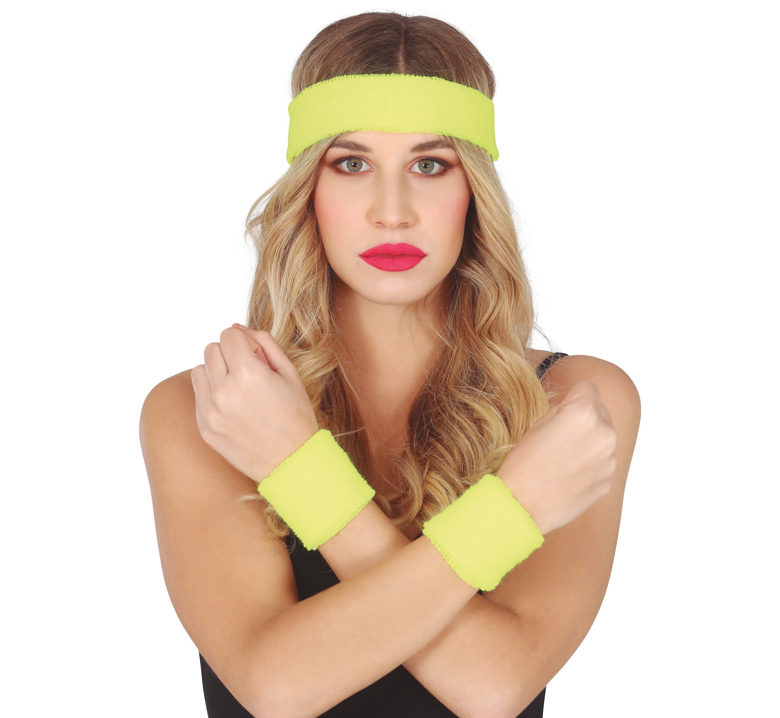 SET 2 WRISTBANDS AND HEADBAND