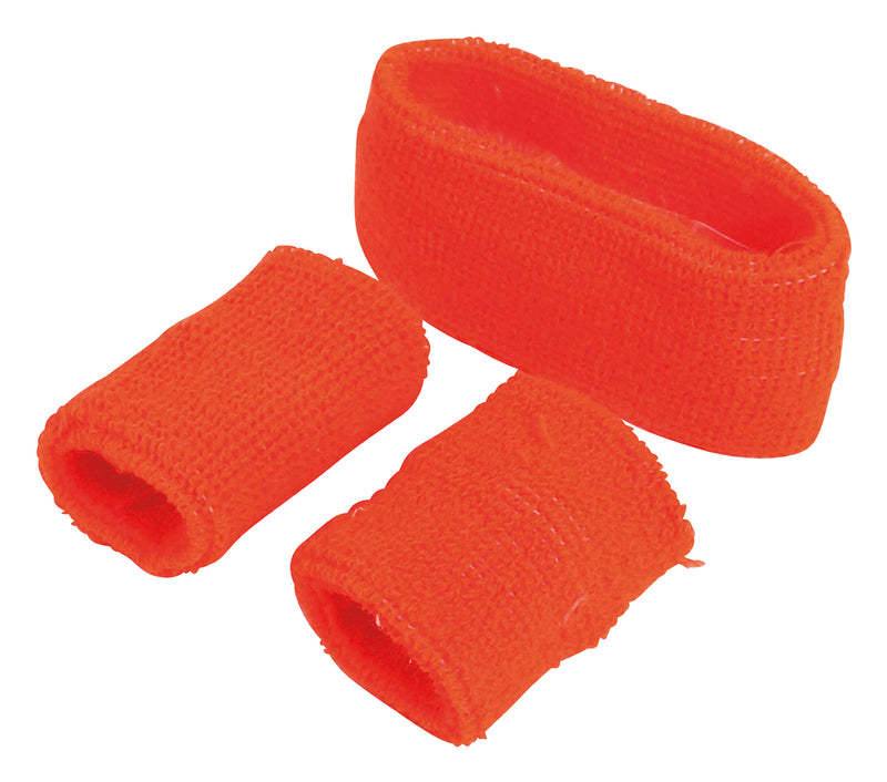 SET 2 WRISTBANDS AND HEADBAND