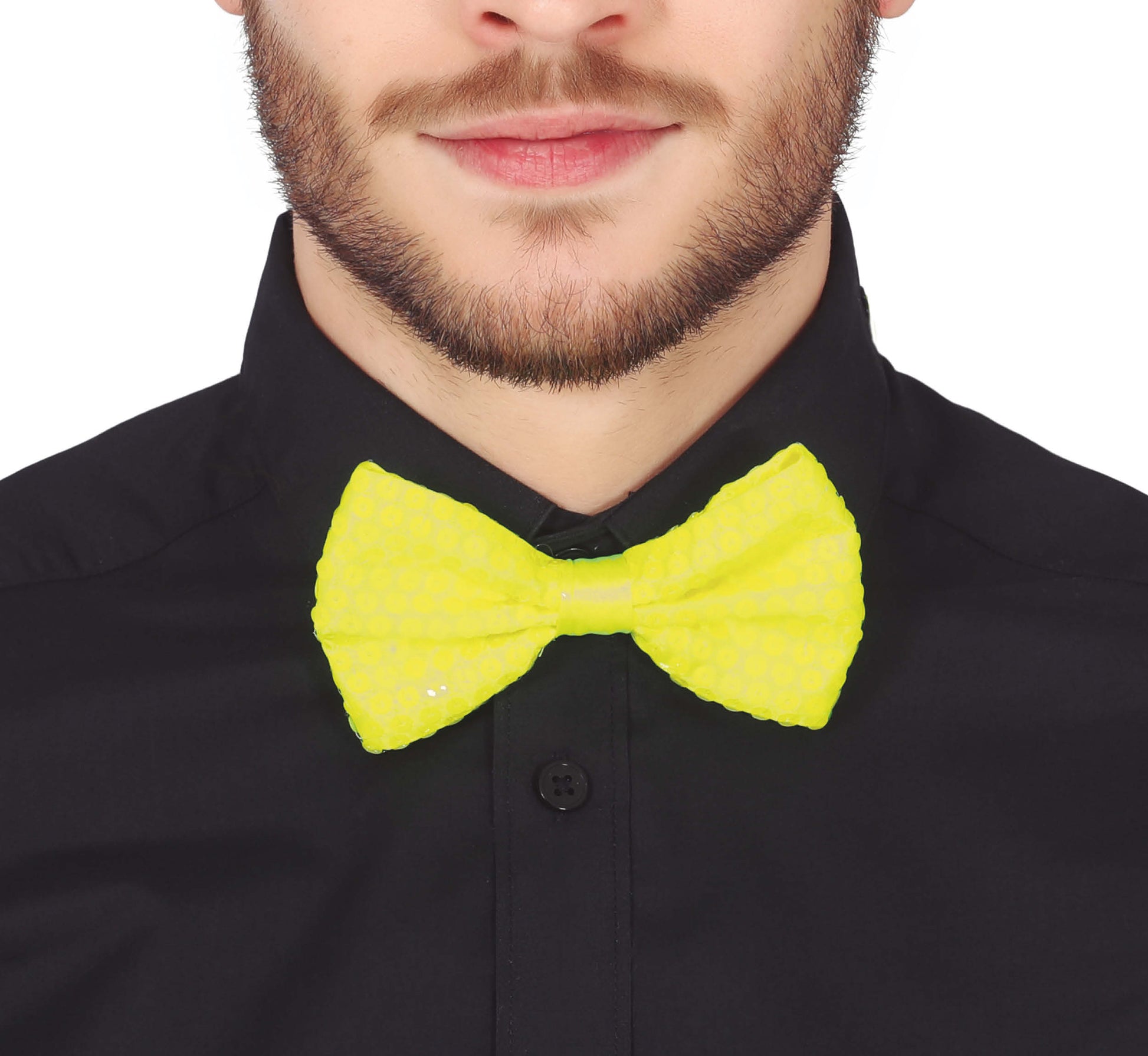 SEQUINED BOW TIE, 12 CM