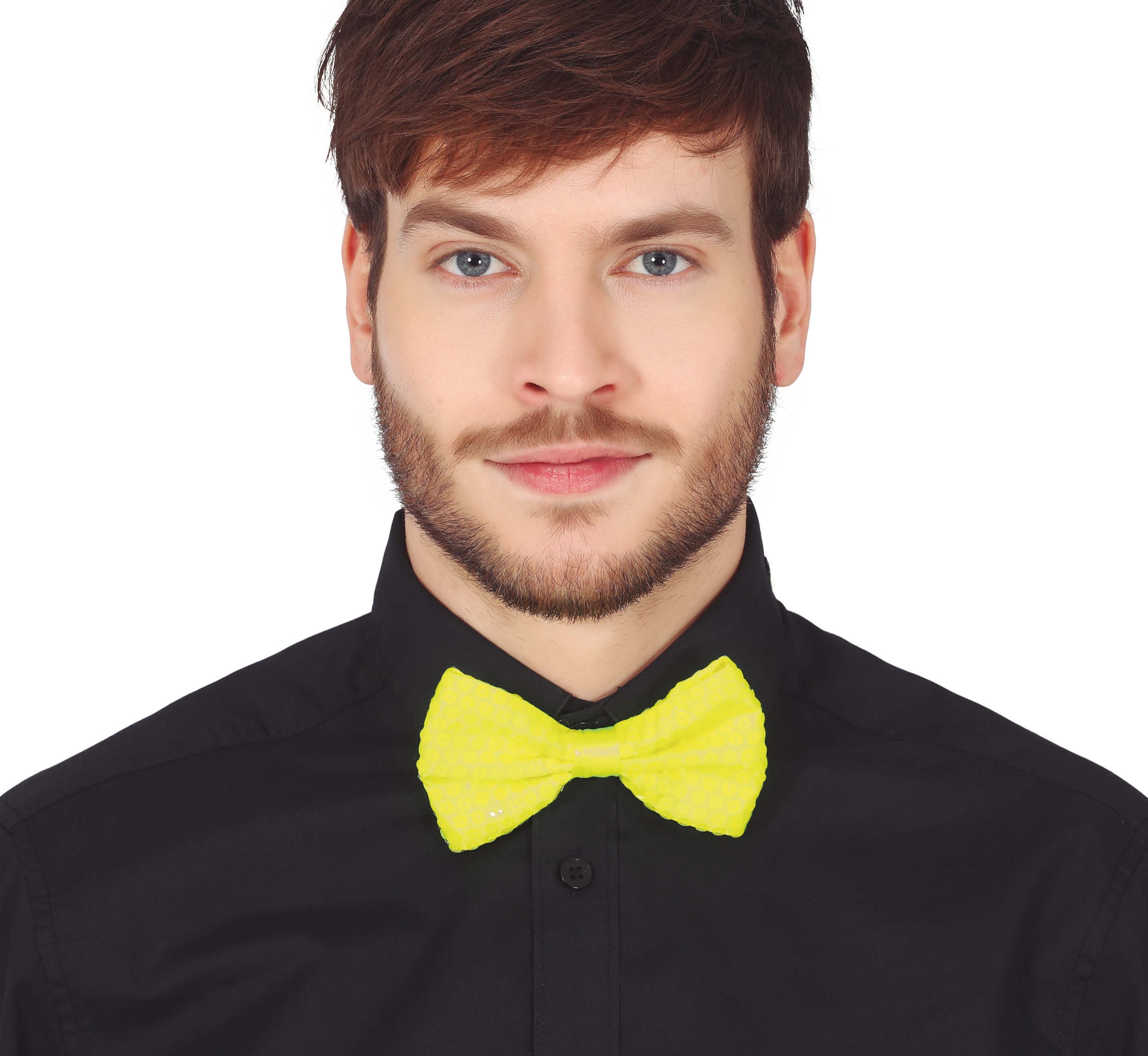 SEQUINED BOW TIE, 12 CM