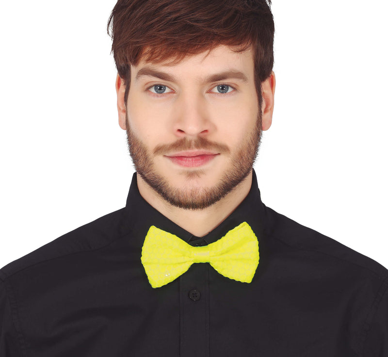 SEQUINED BOW TIE, 12 CM