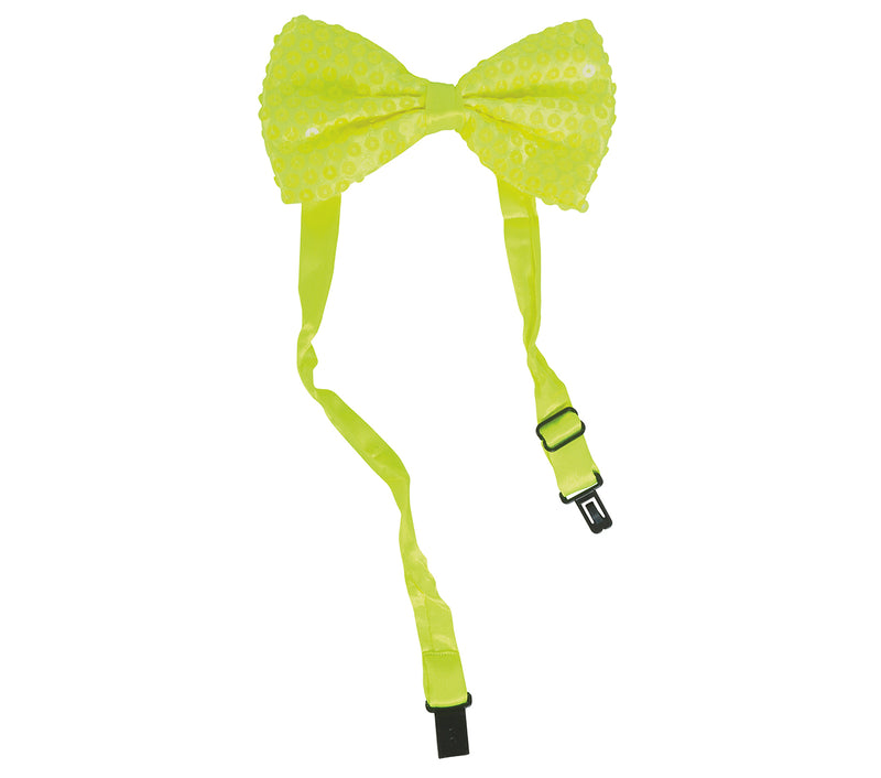 SEQUINED BOW TIE, 12 CM