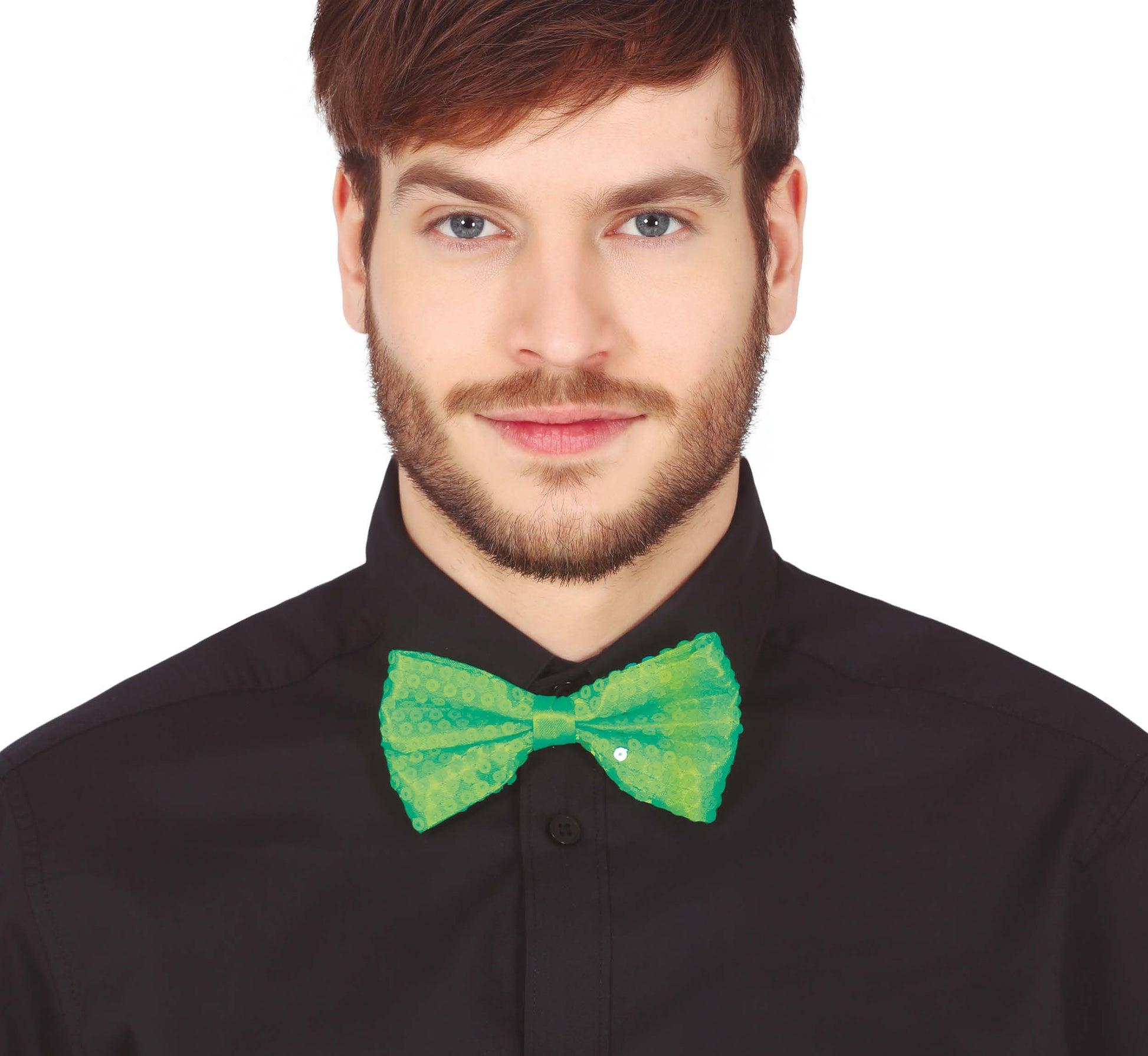 SEQUINED BOW TIE, 12 CM