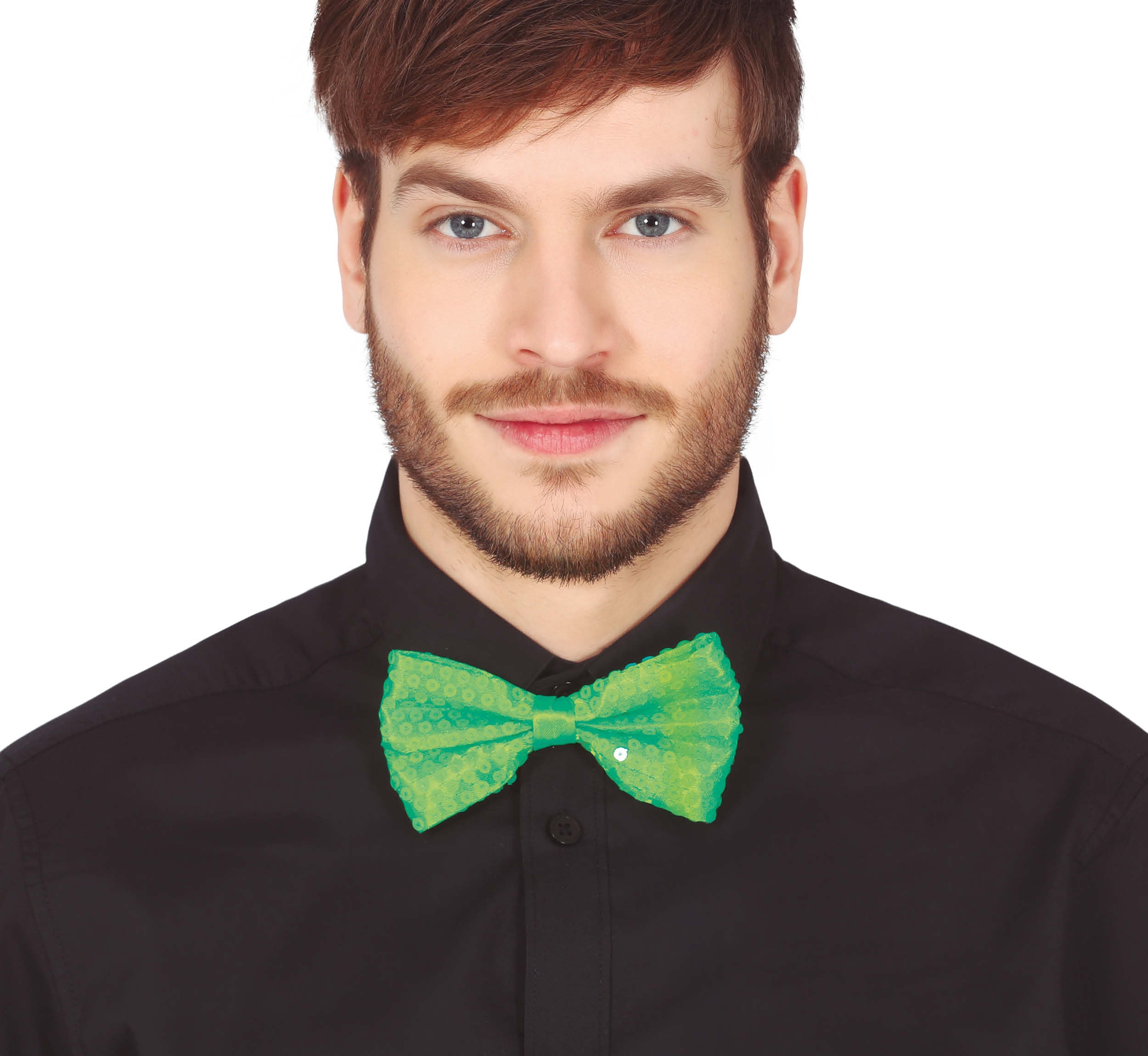 SEQUINED BOW TIE, 12 CM