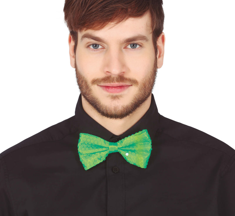 SEQUINED BOW TIE, 12 CM