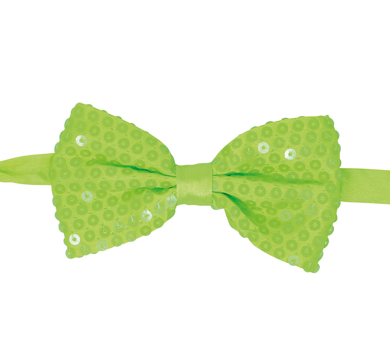 SEQUINED BOW TIE, 12 CM