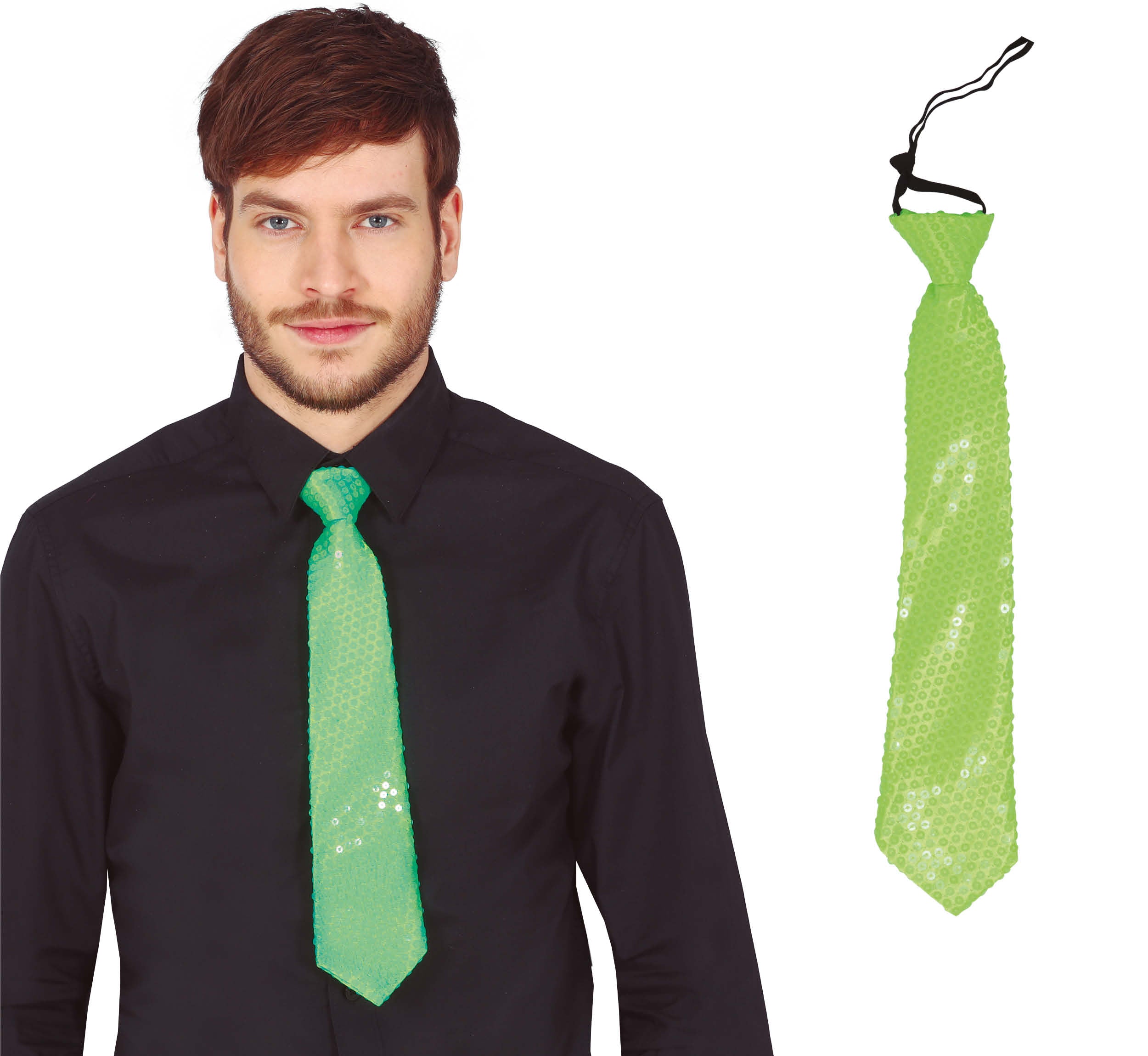 SEQUINS TIE 35 CM