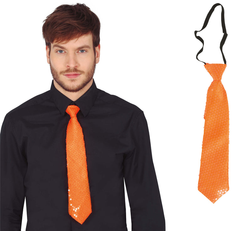 SEQUINS TIE 35 CM