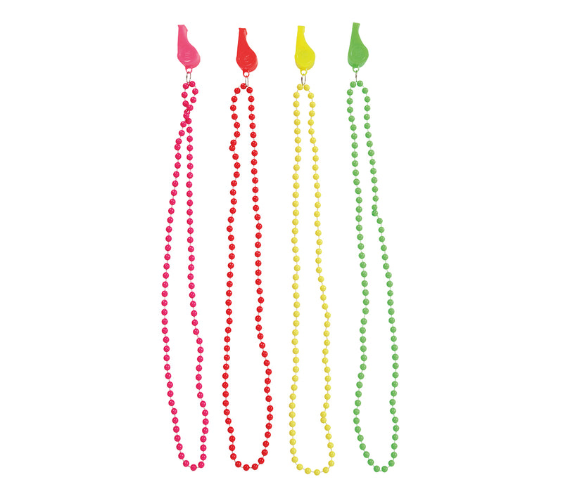 WHISTLE NECKLACE NEON ASSORTED