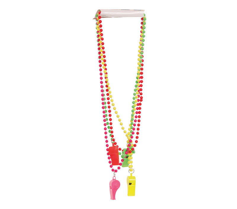 WHISTLE NECKLACE NEON ASSORTED
