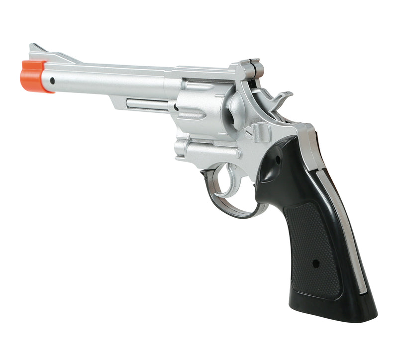 SILVER COWBOY GUN 32 CMS