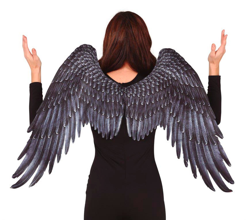 BLACK CLOTH ANGEL WINGS