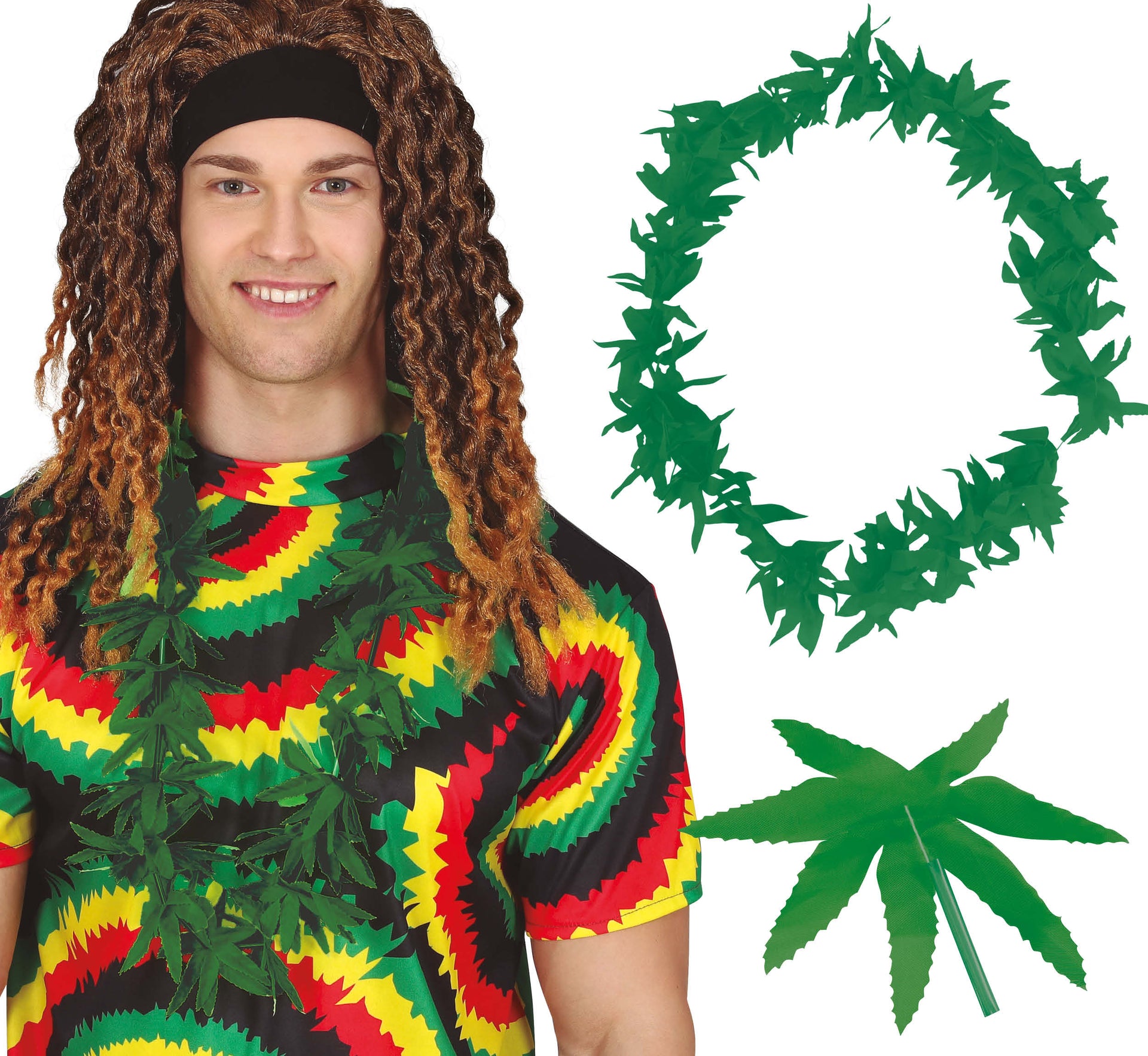 MARIJUANA LEAVES NECKLACE