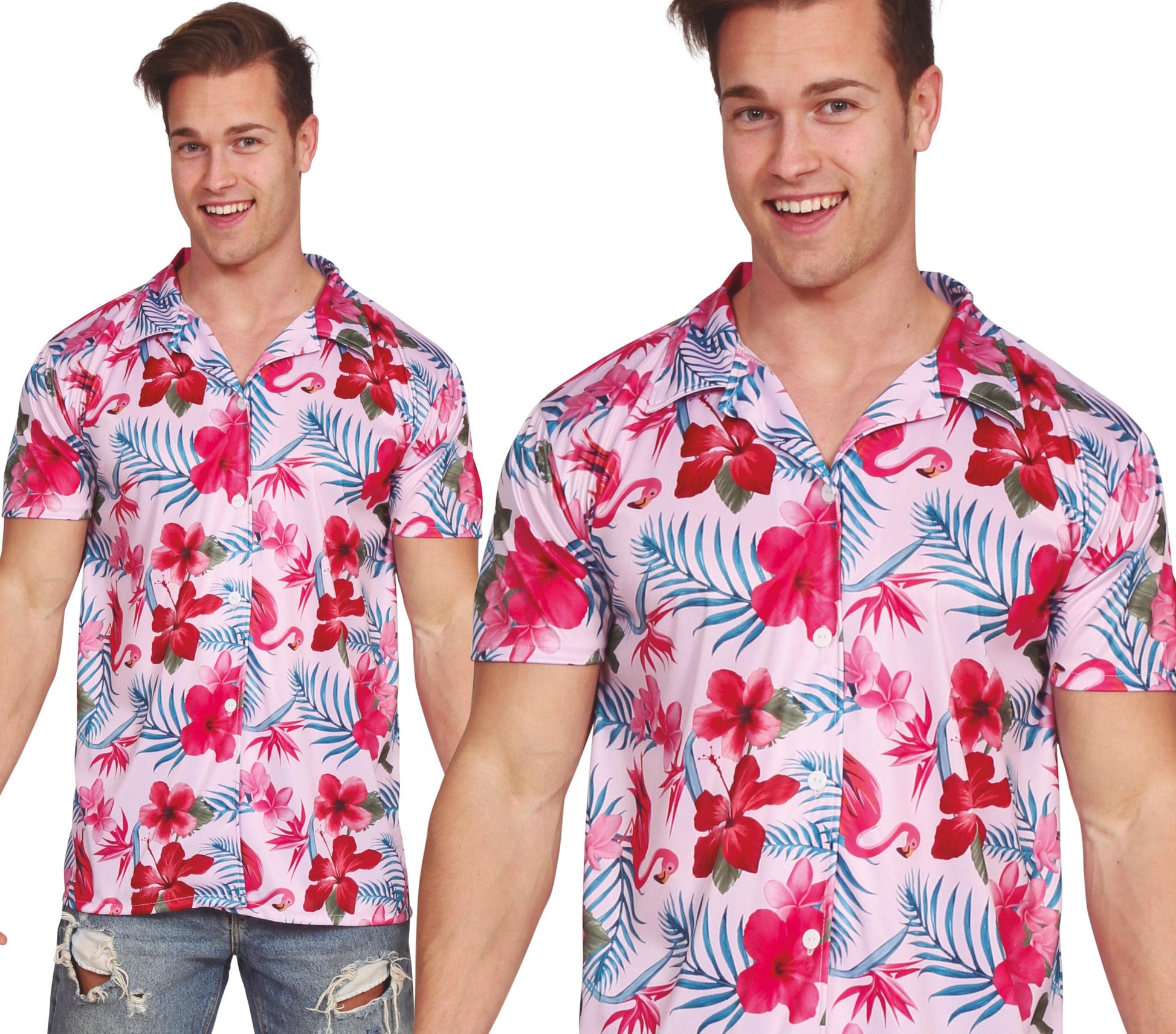 HAWAIIAN SHIRT FLAMINGO