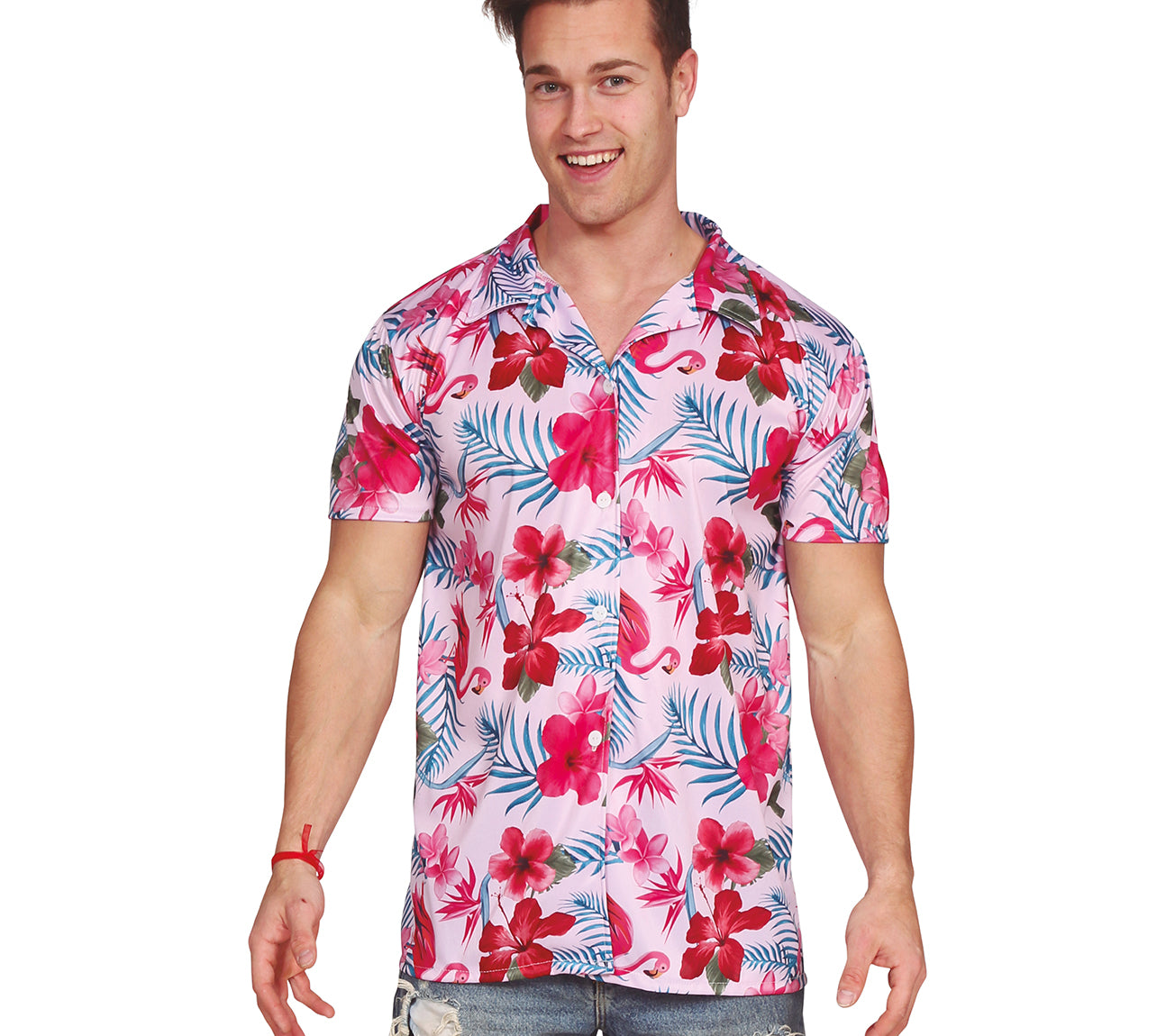 HAWAIIAN SHIRT FLAMINGO