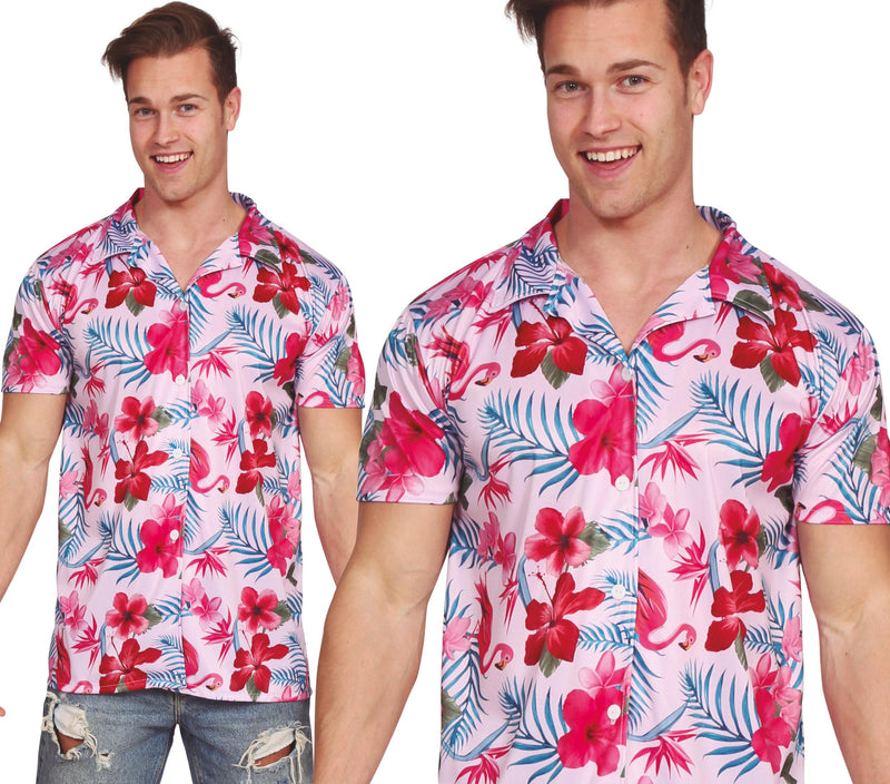 HAWAIIAN SHIRT FLAMINGO
