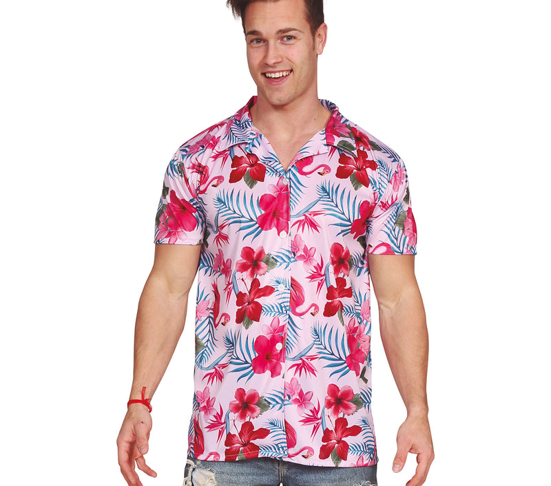 HAWAIIAN SHIRT FLAMINGO