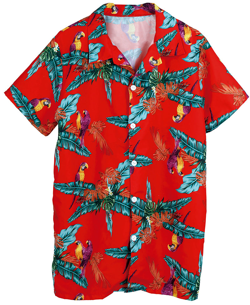 HAWAIIAN SHIRT PARROTS