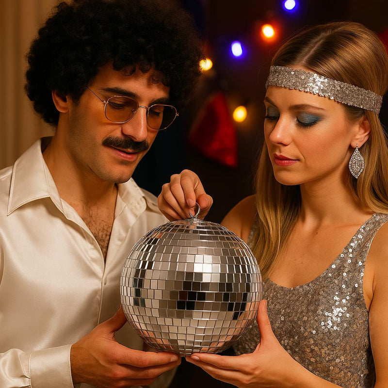 Disco ball, silver ø20cm