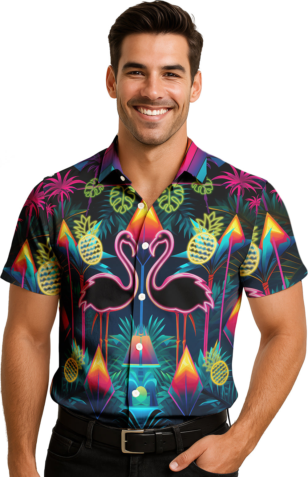 NEON FLAMINGOS SHIRT