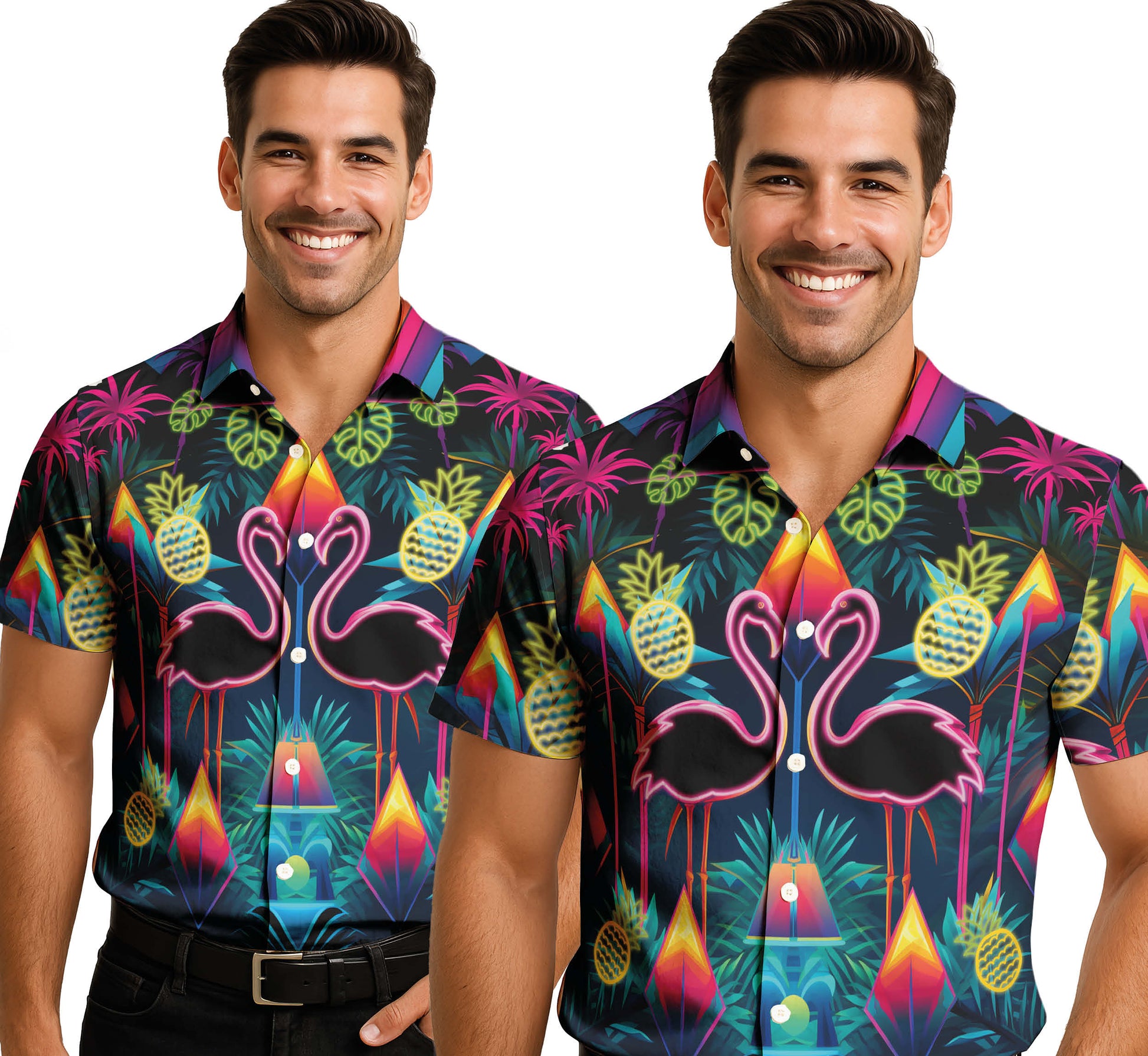 NEON FLAMINGOS SHIRT