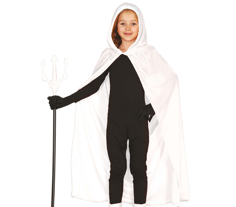 VELVET HOODED CAPE WITH HOOD, 100 CM