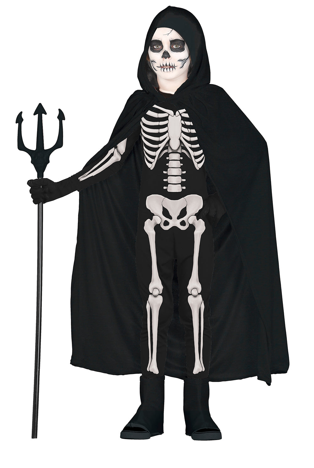 VELVET HOODED CAPE WITH HOOD, 100 CM