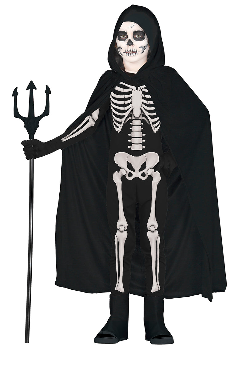 VELVET HOODED CAPE WITH HOOD, 100 CM