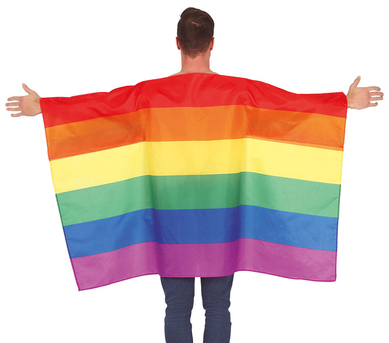 RAINBOW FLAG CAPE 145 X 90 CMS