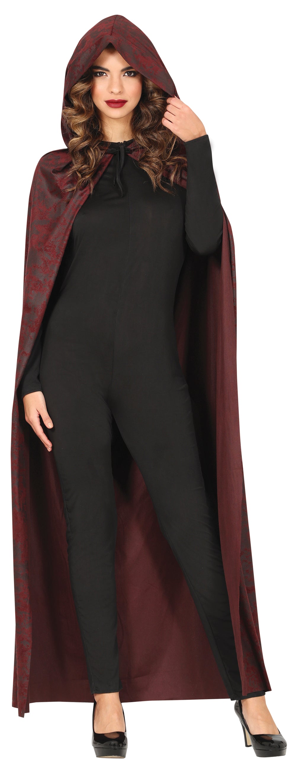 BROWN CAPE WITH HOOD 130 CMS