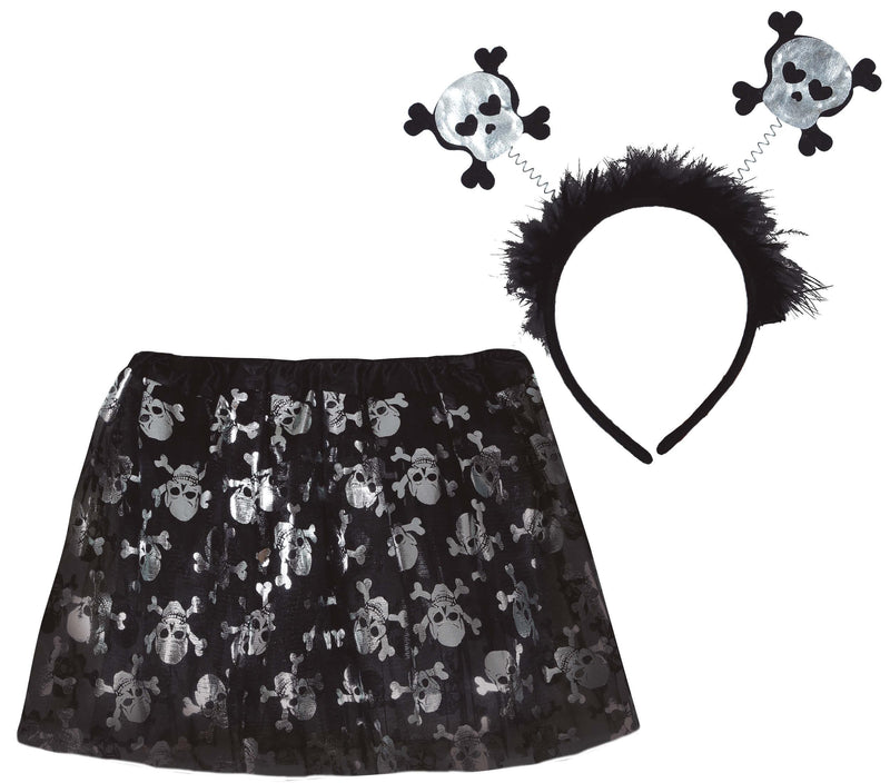 SKULLS PIRATE SET FOR CHILDREN 30 CM