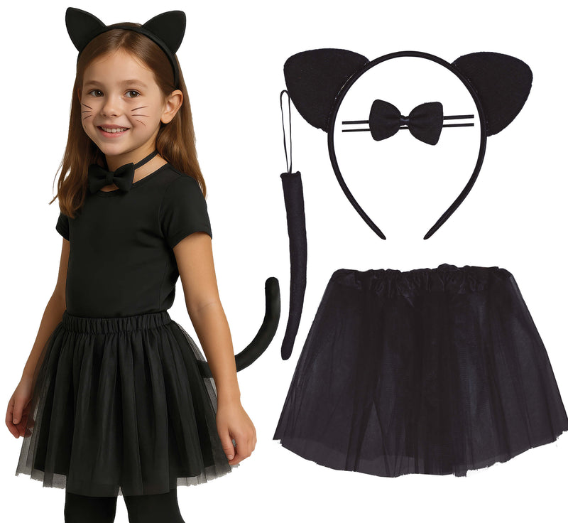 BLACK CAT SET FOR CHILDREN 30 CM