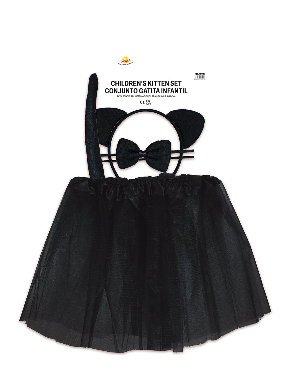 BLACK CAT SET FOR CHILDREN 30 CM