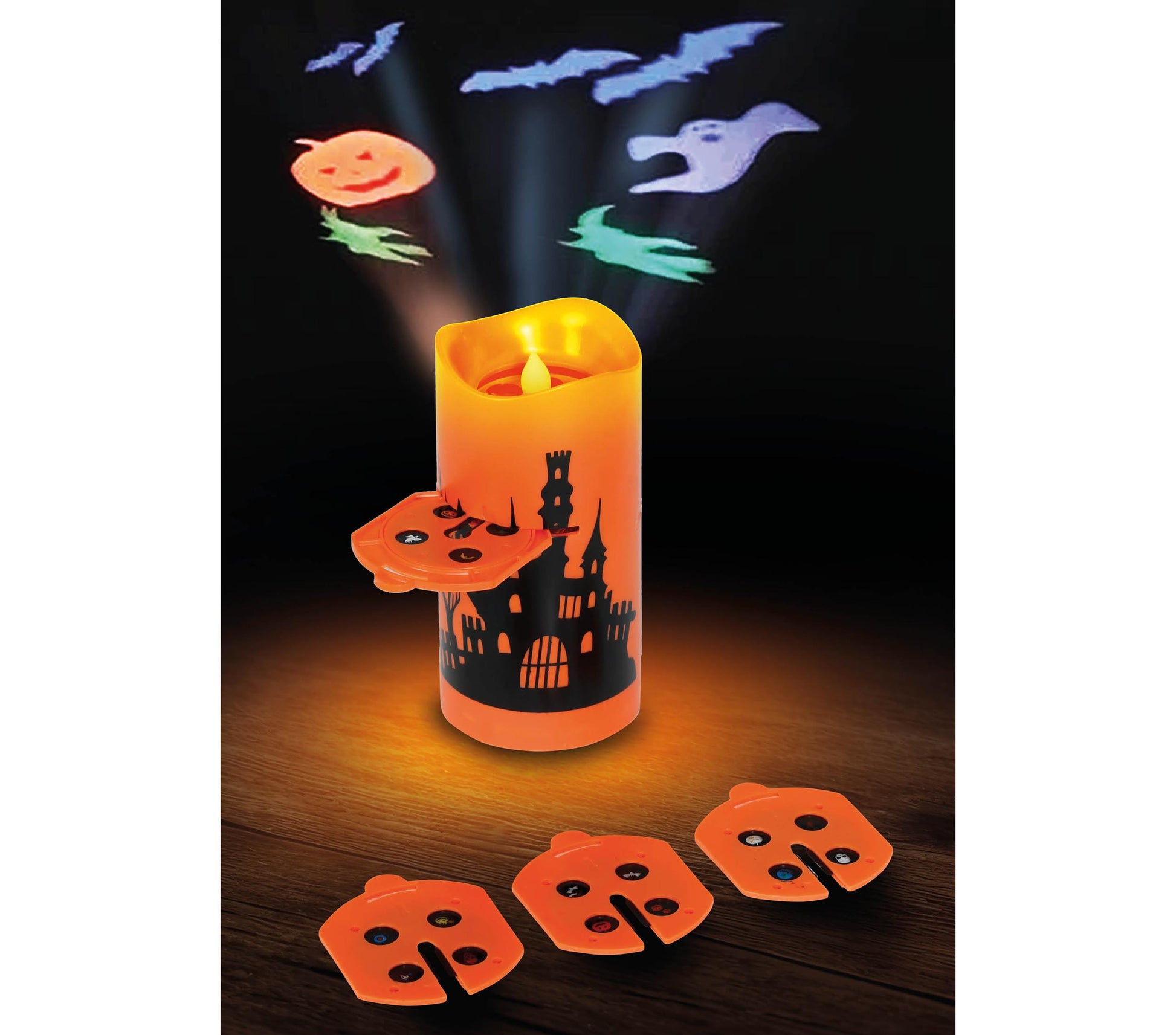 CANDLE PROJECTOR LED 16 CMS (BATTERIES)