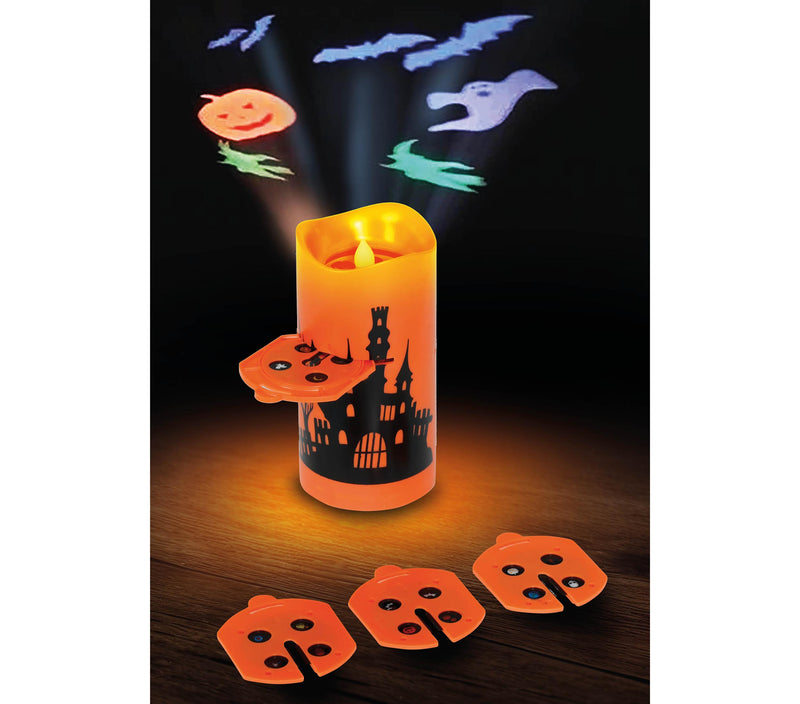 CANDLE PROJECTOR LED 16 CMS (BATTERIES)