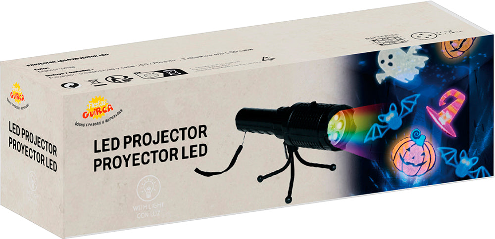 LED PROJECTOR 22 CMS WITH TRIPOD BATTERIES / USB
