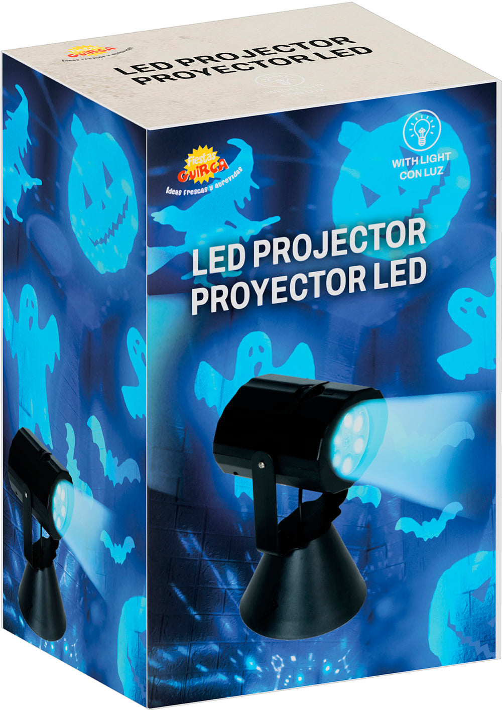 LED PROJECTOR 20 CMS WITH BASE (BATTERIES)