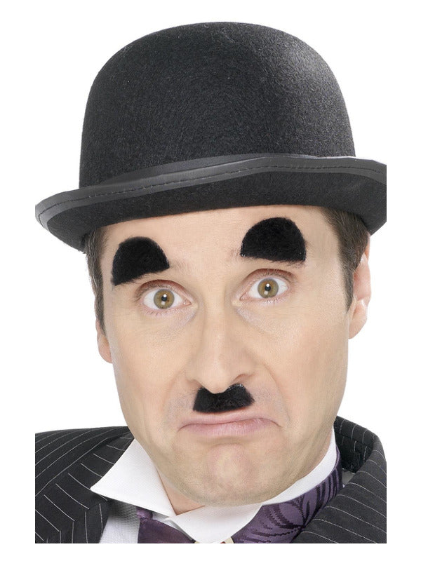 Chaplin Tash and Eyebrows, Black - 2
