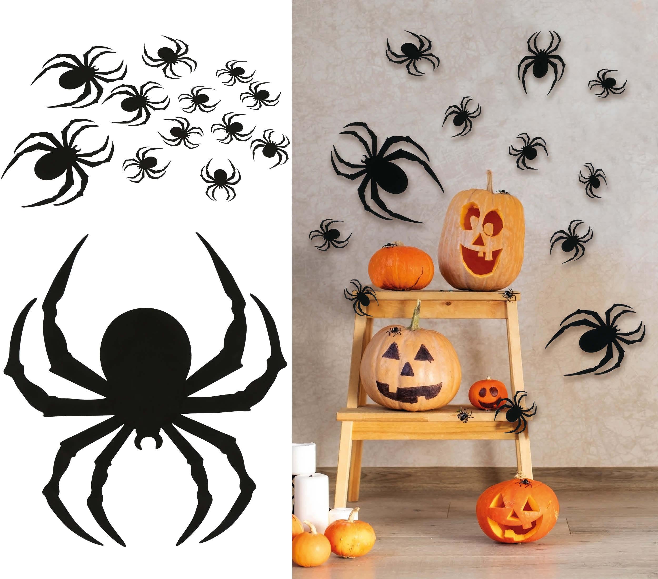 12 BLACK SILHOUETTES, PVC