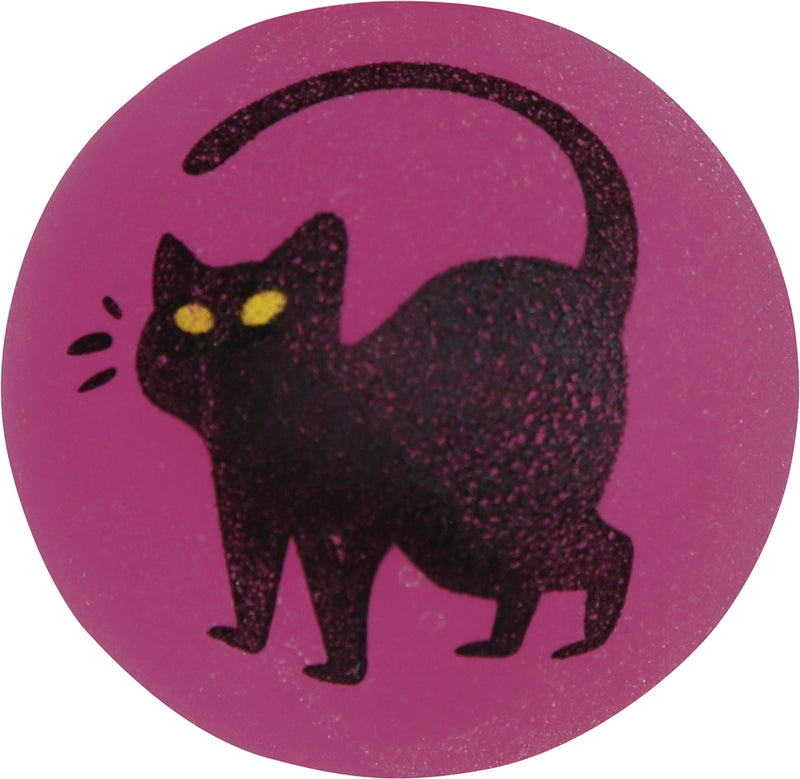 BAG 3 ASSORTED HALLOWEEN RUBBER BALLS 4.5 CM