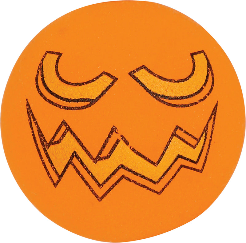 BAG 3 ASSORTED HALLOWEEN RUBBER BALLS 4.5 CM