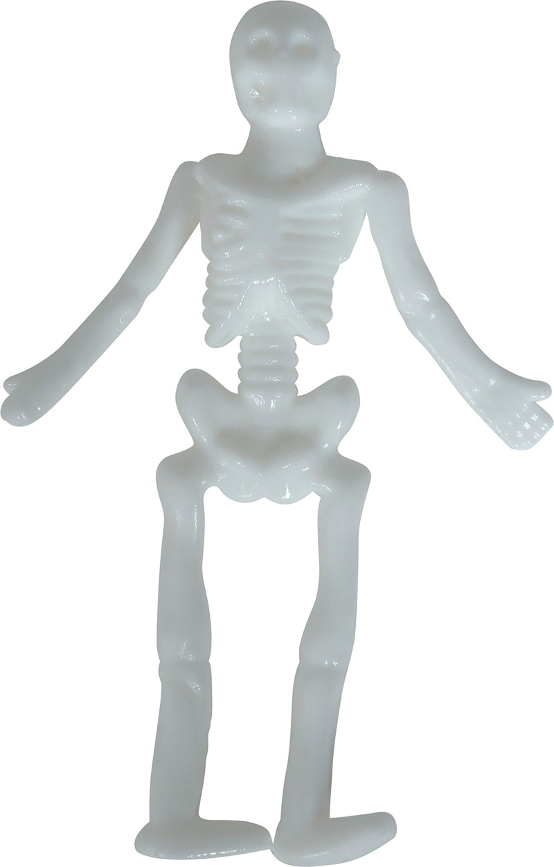 BOX OF 24 STRETCH SKELETONS 10 CM