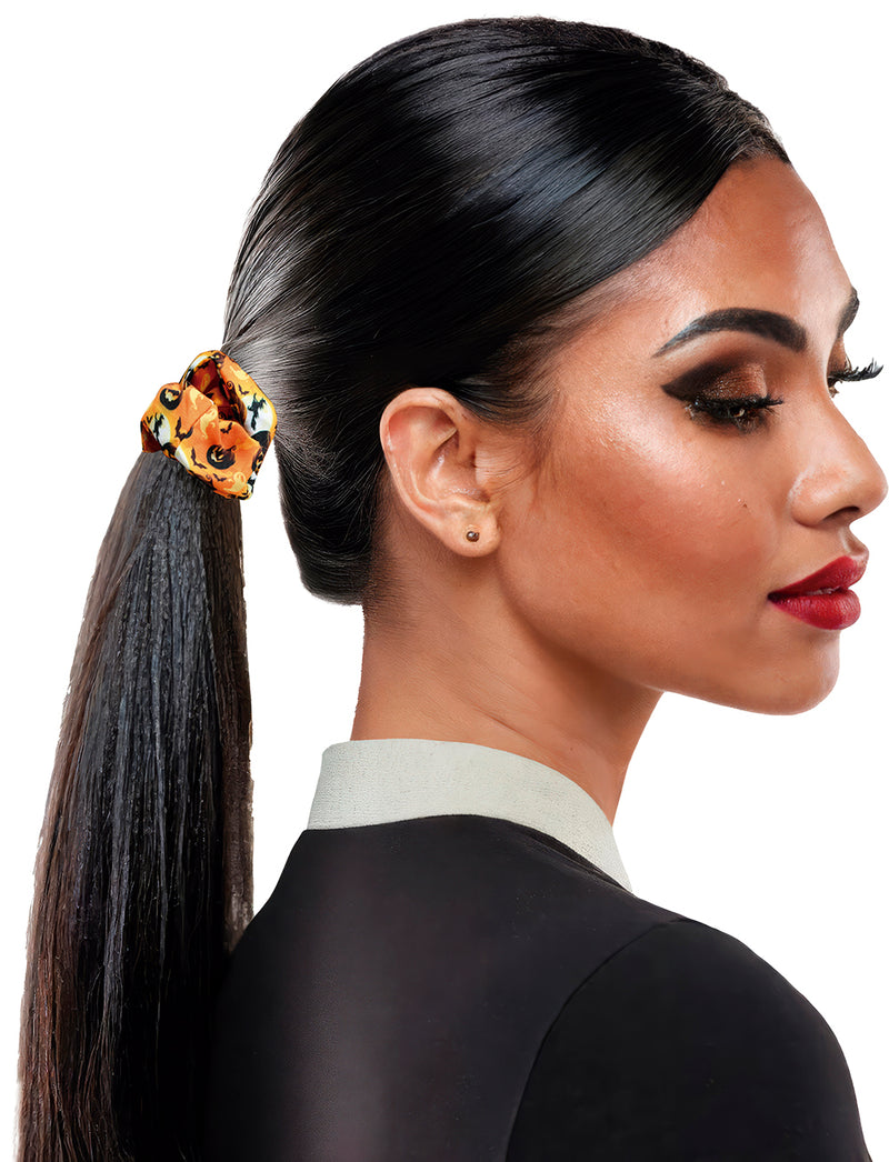 ORANGE PUMPKIN SCRUNCHIE