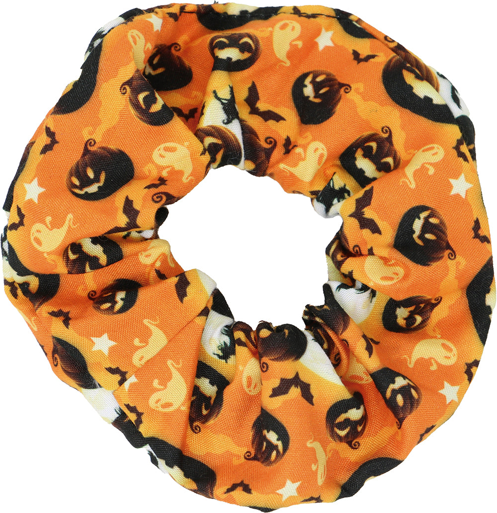 ORANGE PUMPKIN SCRUNCHIE