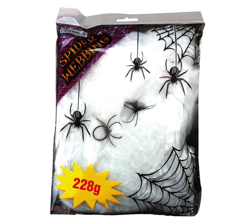 SPIDER WEB BAG, 228 GR., WHITE
